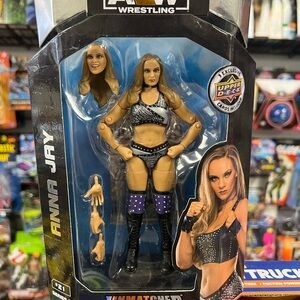 AEW Anna Jay Action Figure with Black and Purple Outfit